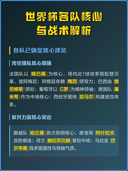 世界杯各队战术深度解析 世界杯各队战术深度解析